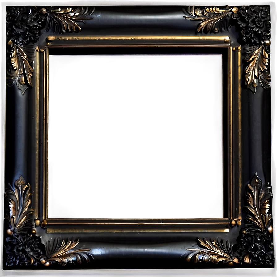 Decorative Black Frame Png Jbd8