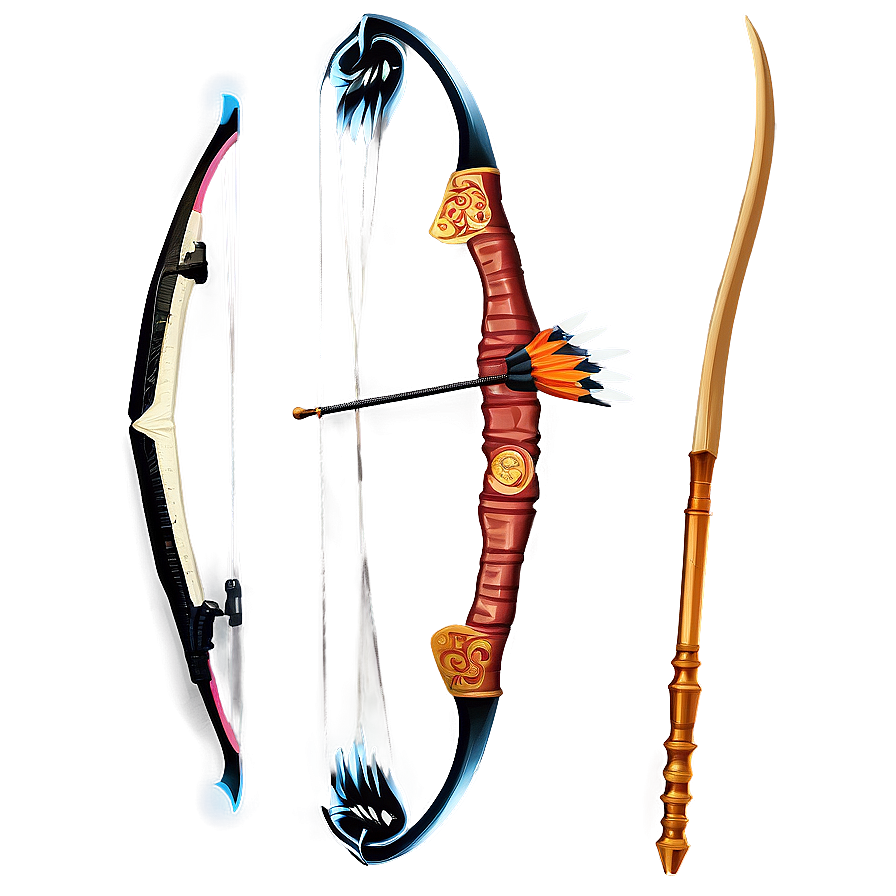 Decorative Bow And Arrow Png Sbw