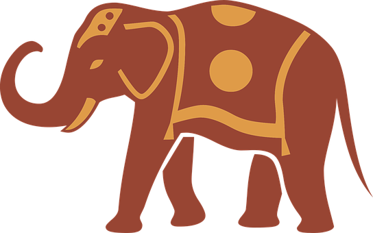 Decorative Elephant Graphic