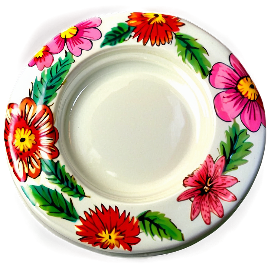 Decorative Floral Ashtray Png 21