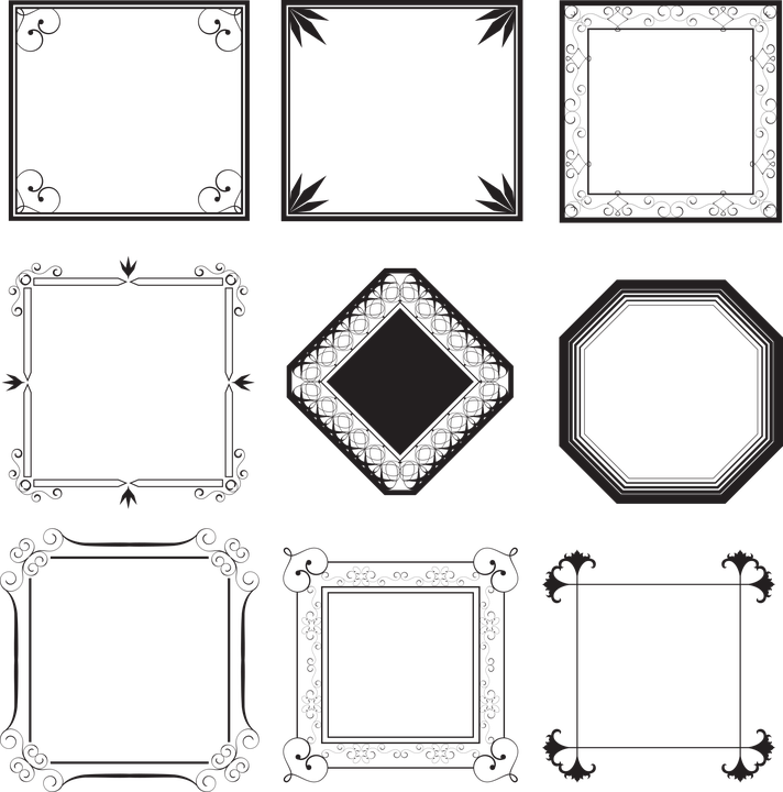 Decorative Frame Collection Vector