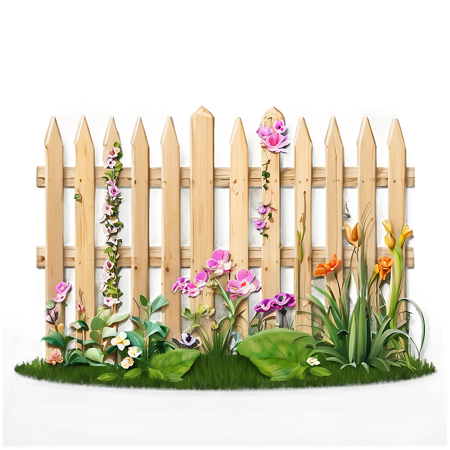 Decorative Garden Fence Png Whm12