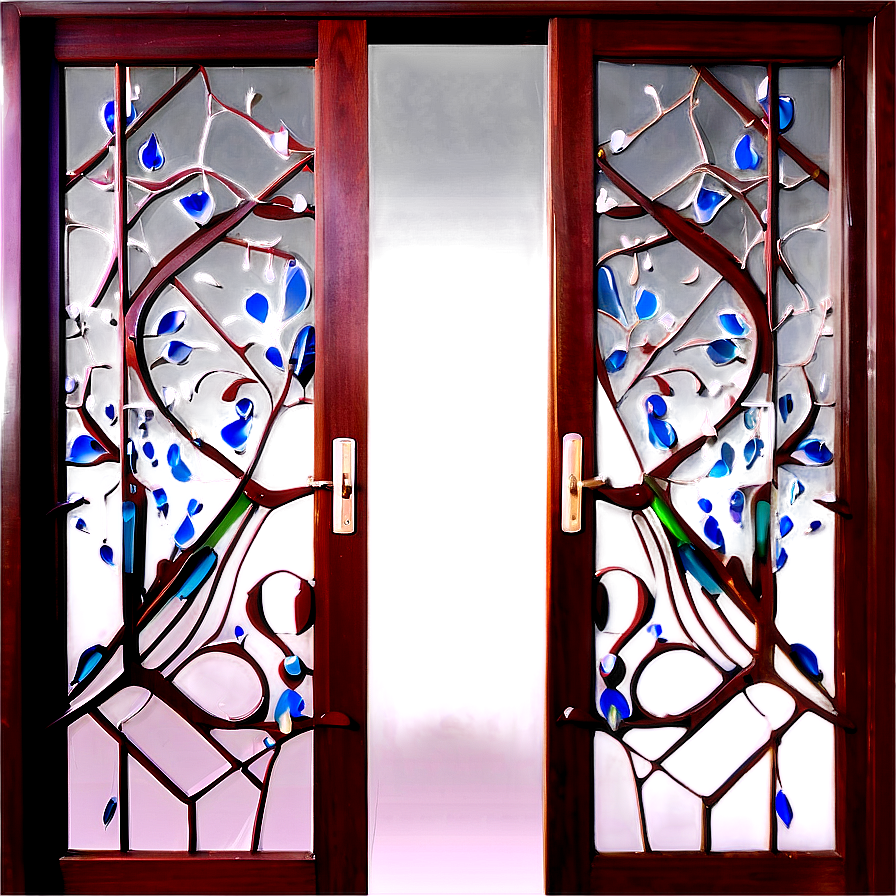 Decorative Glass Door Png Euj2