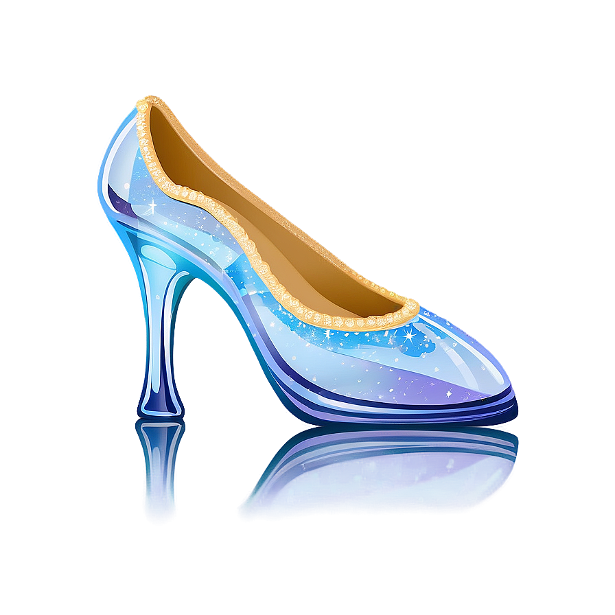 Decorative Glass Slipper Display Png 83