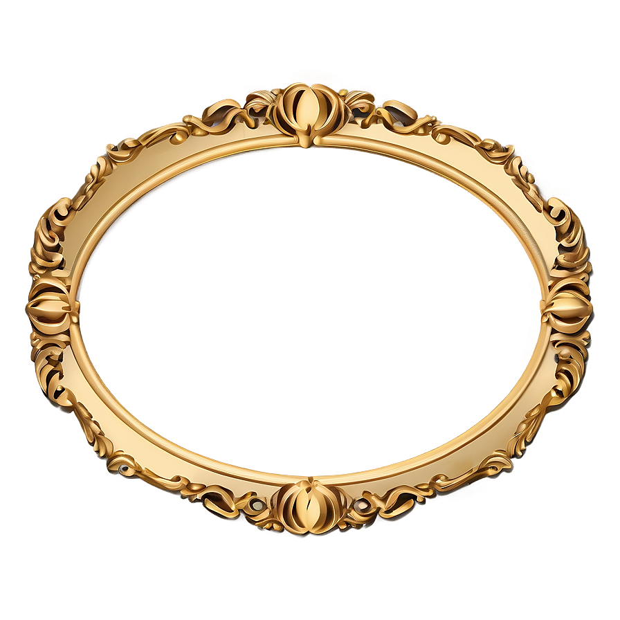 Decorative Gold Frame Png Dby