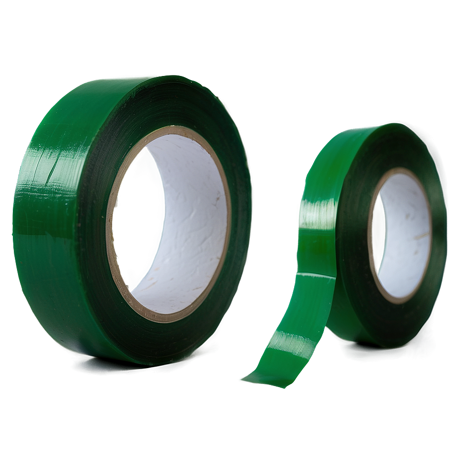 Decorative Green Tape Png 06282024