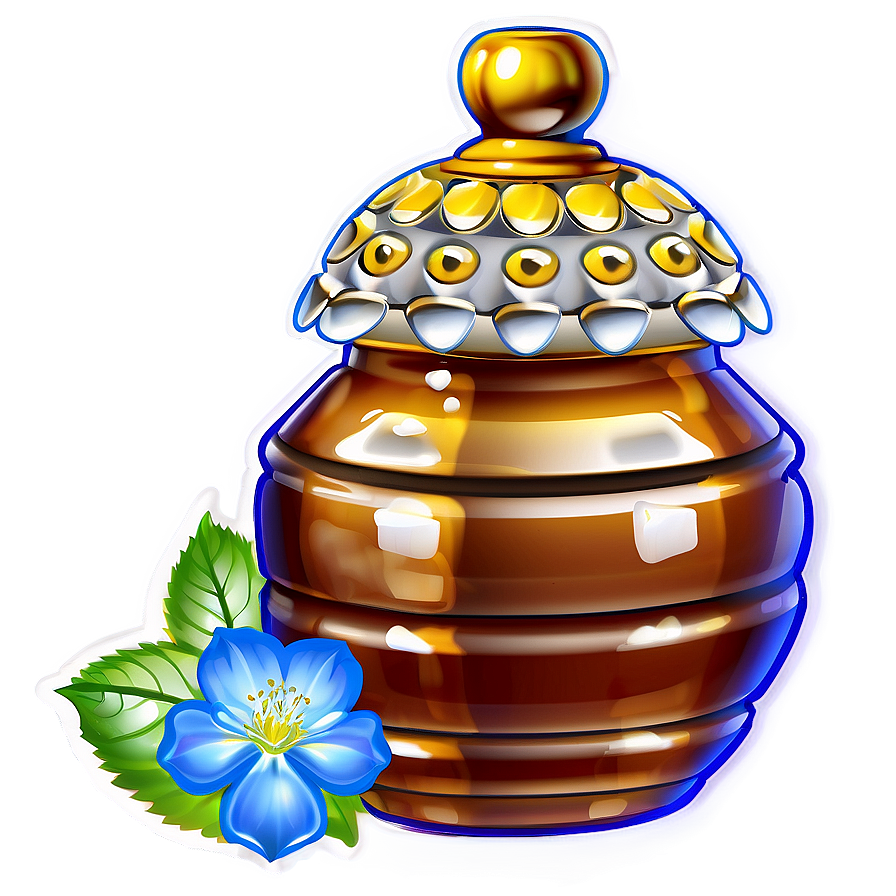 Decorative Honey Pot Png 44