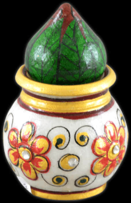 Decorative Kalashwith Coconut Top