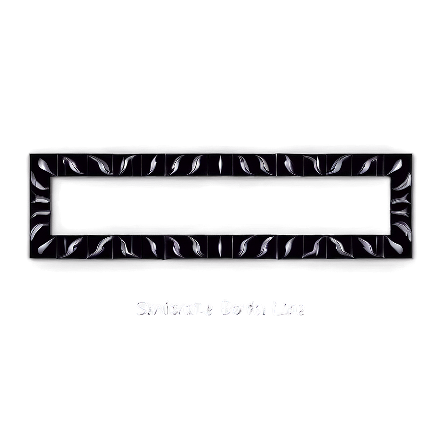 Decorative Line Border Frame Png 06262024