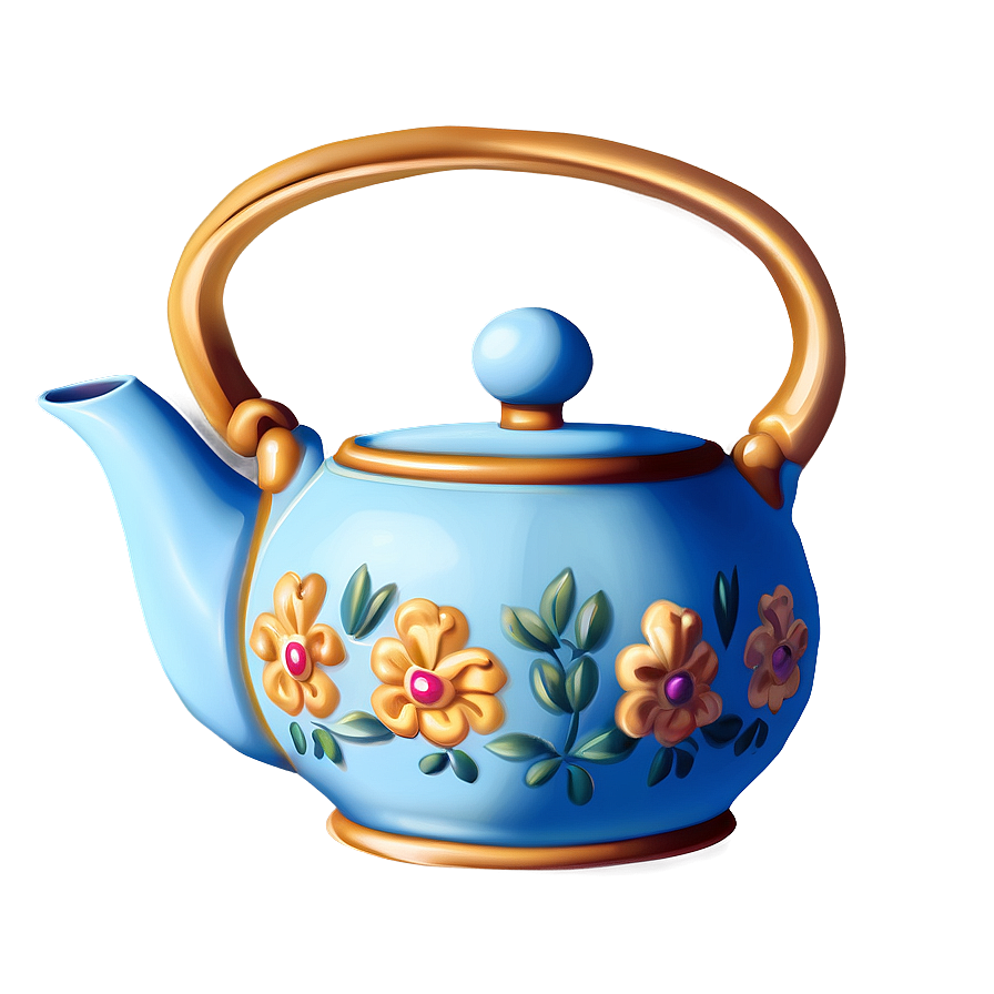 Decorative Teapot Png 06132024