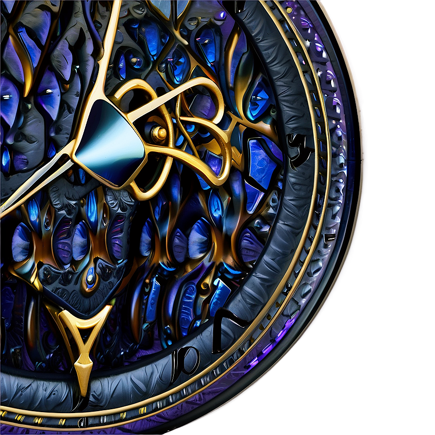 Decorative Wall Clock Png 06262024