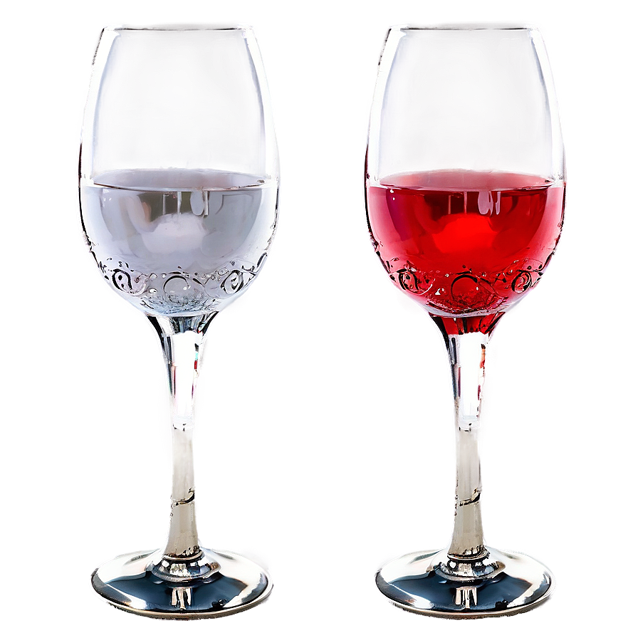 Decorative Wine Glasses For Display Png Hga60