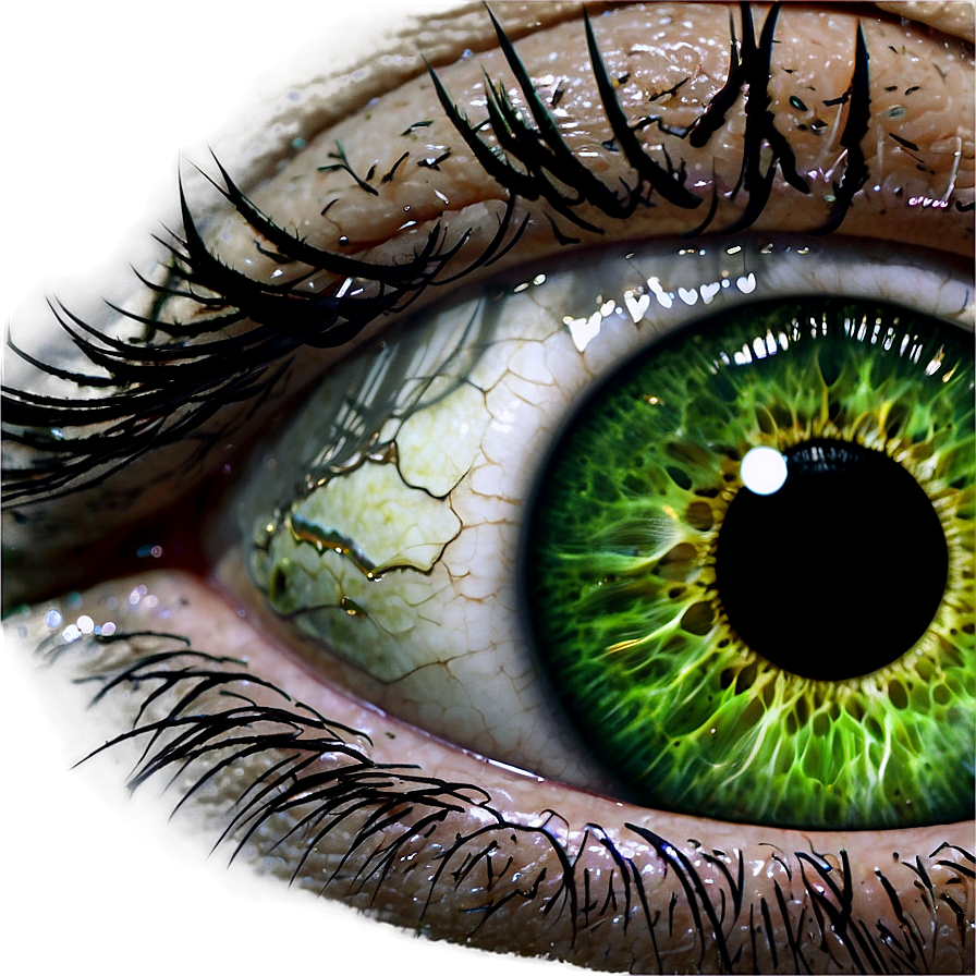 Deep Green Eye Detail Png Pps