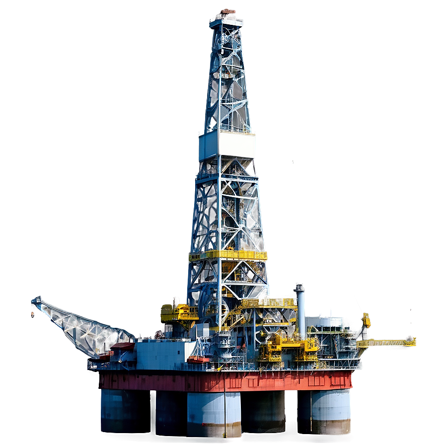 Deep Ocean Oil Rig Png 06122024