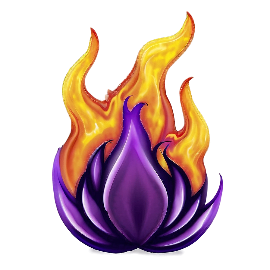 Deep Purple Flame Png Joc