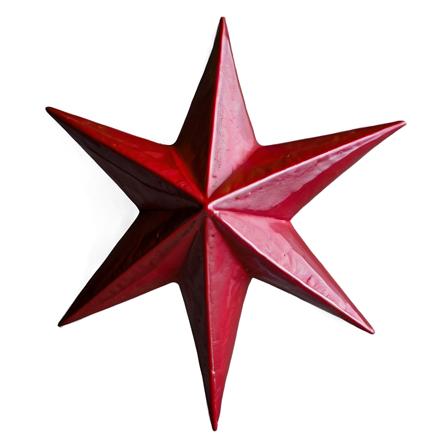 Deep Red Star Png Cgr99