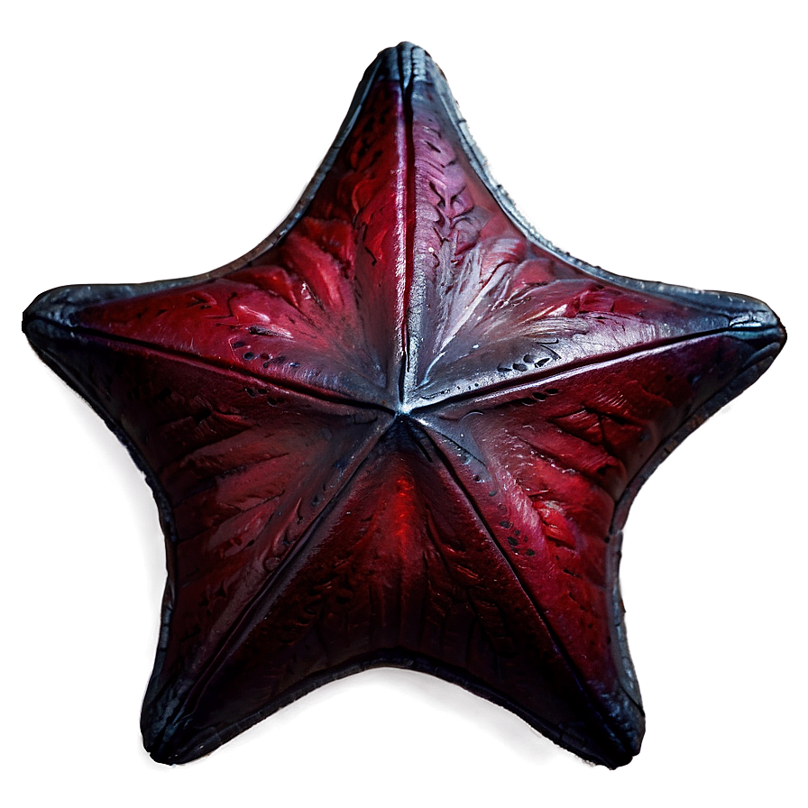 Deep Red Star Png Pdn