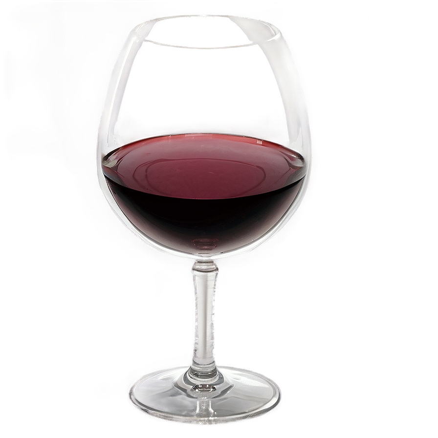 Deep Red Wine Glass Png 42