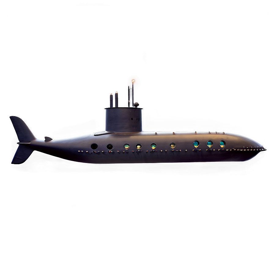 Deep Sea Submarine Png 05252024