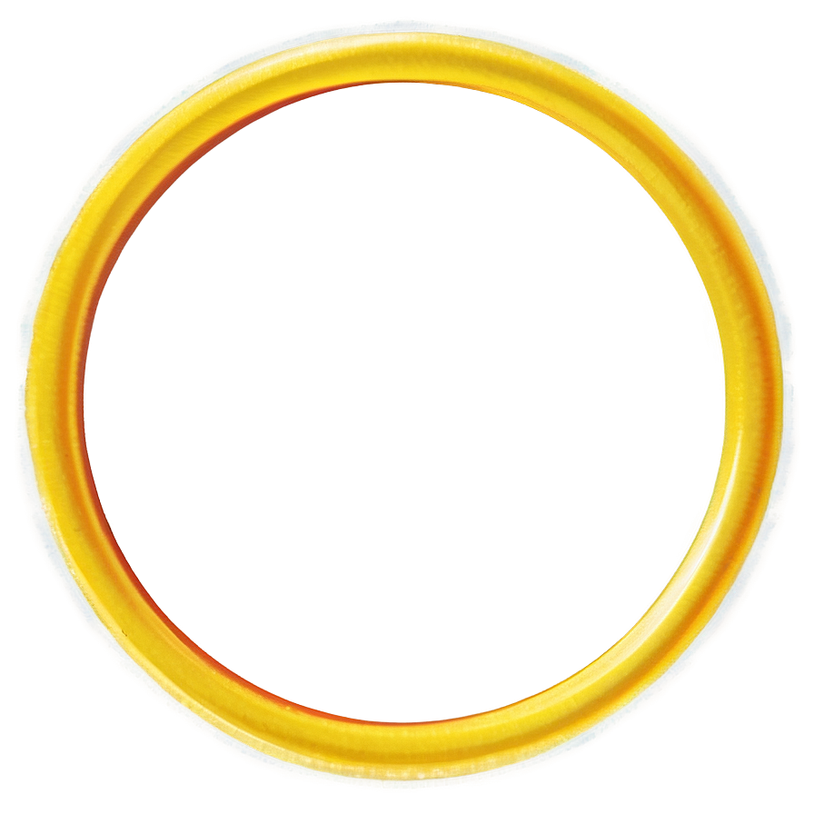 Deep Yellow Circle Creation Png Lwr48