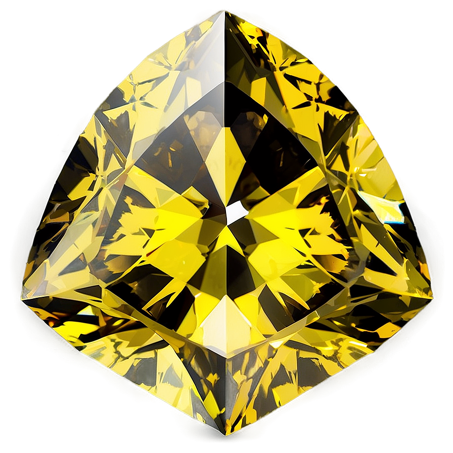 Deep Yellow Diamond Gem Png 06292024