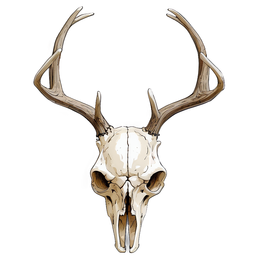 Deer Skull Art Png Cyo11