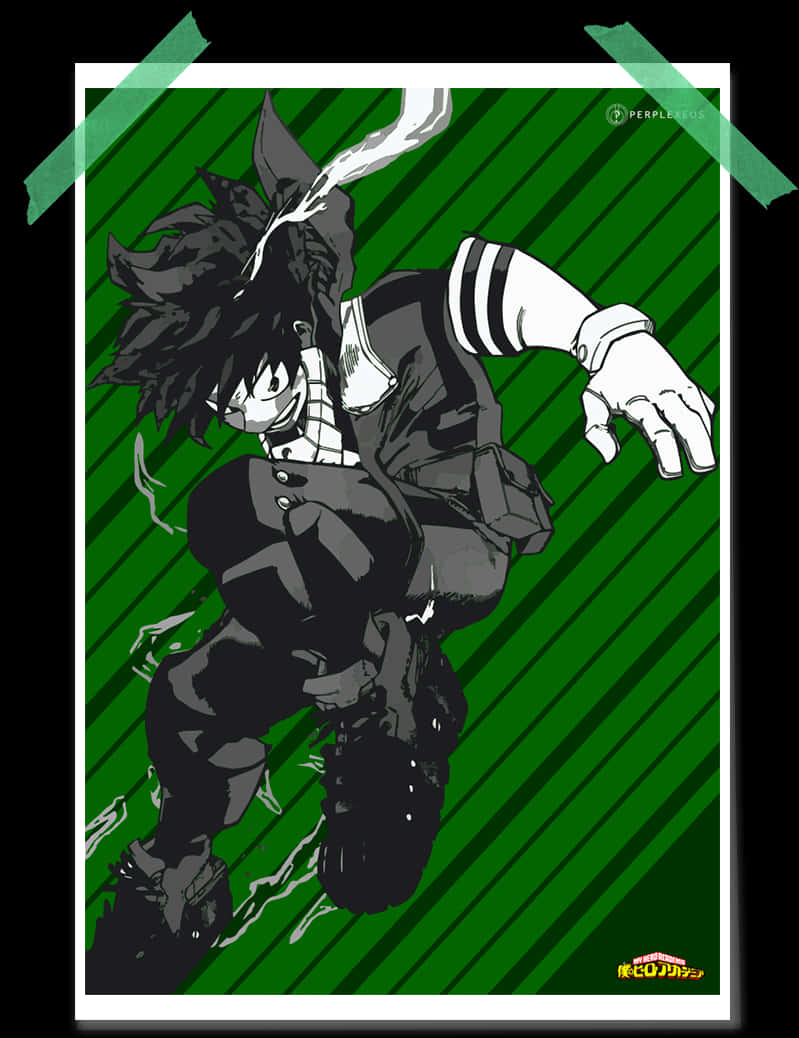 Deku Dynamic Pose Artwork