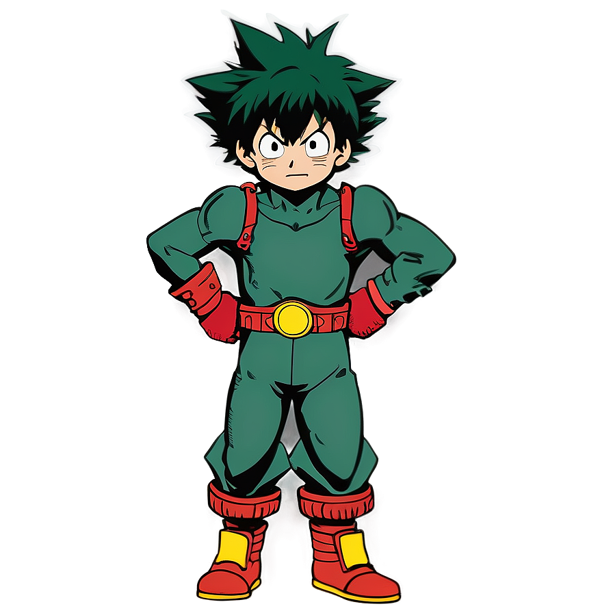 Deku Fighting Stance Png 45