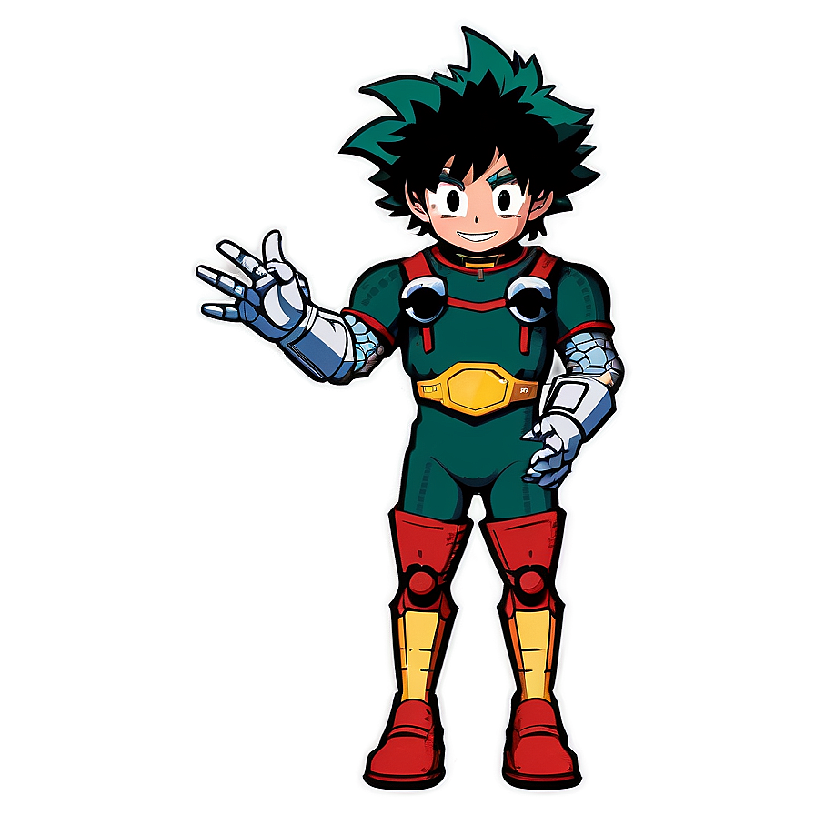 Deku Using One For All Png Nyr33