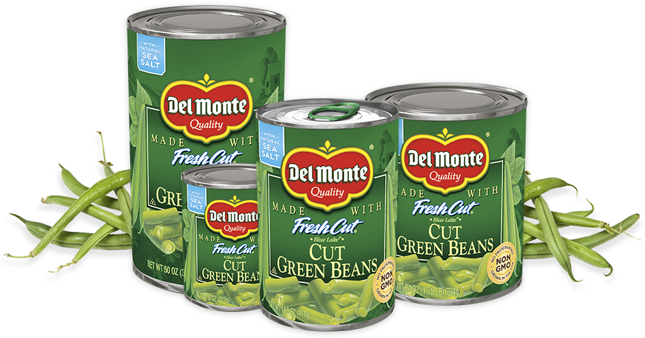 Del Monte Fresh Cut Green Beans Cans