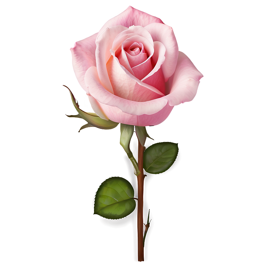 Delicate Pink Rose Png Pav