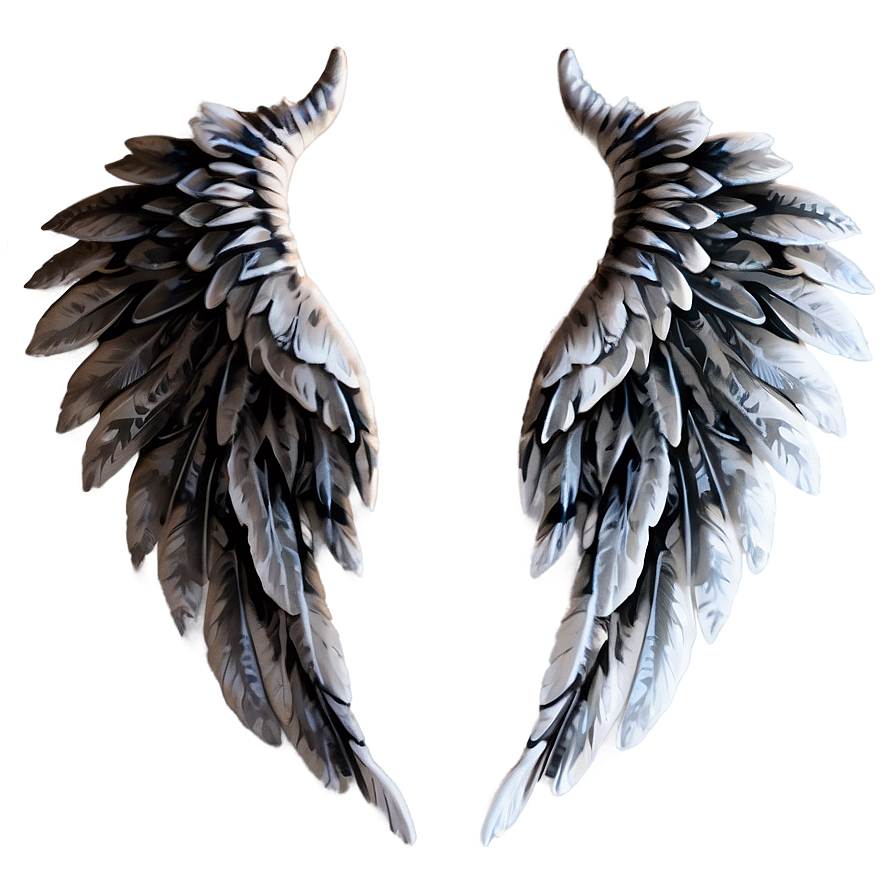 Delicate White Wings Png 78