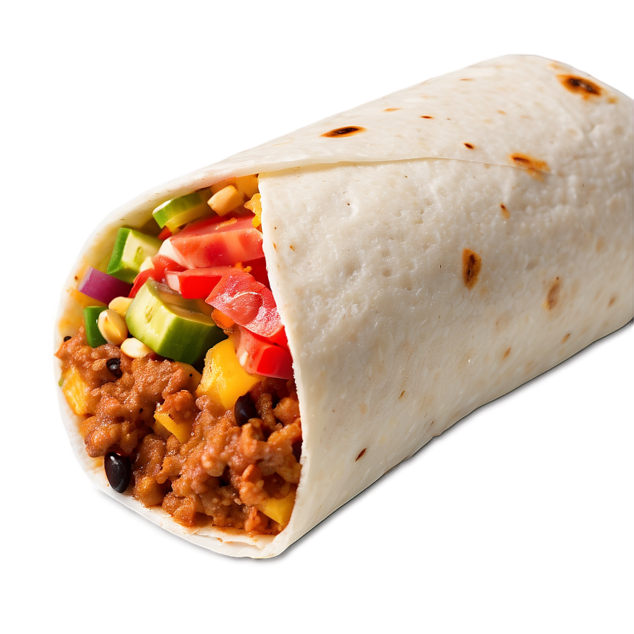 Delicious Mexican Burrito Png 38