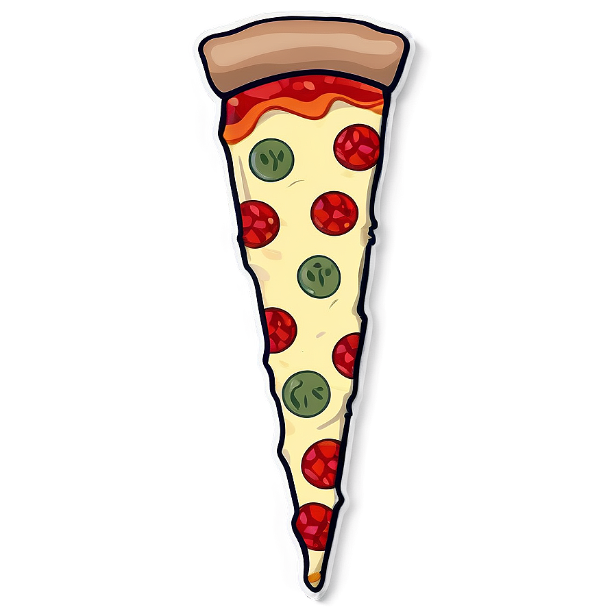 Delicious Pizza Slice Sticker Png Ffx42