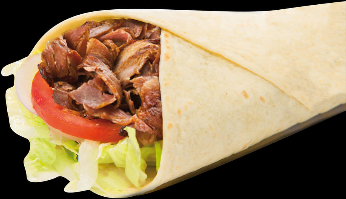 Delicious Shawarma Wrap