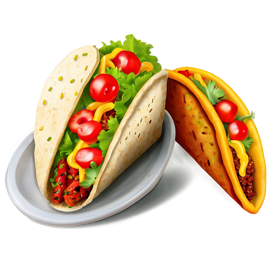 Delicious Taco Clipart Png 06262024