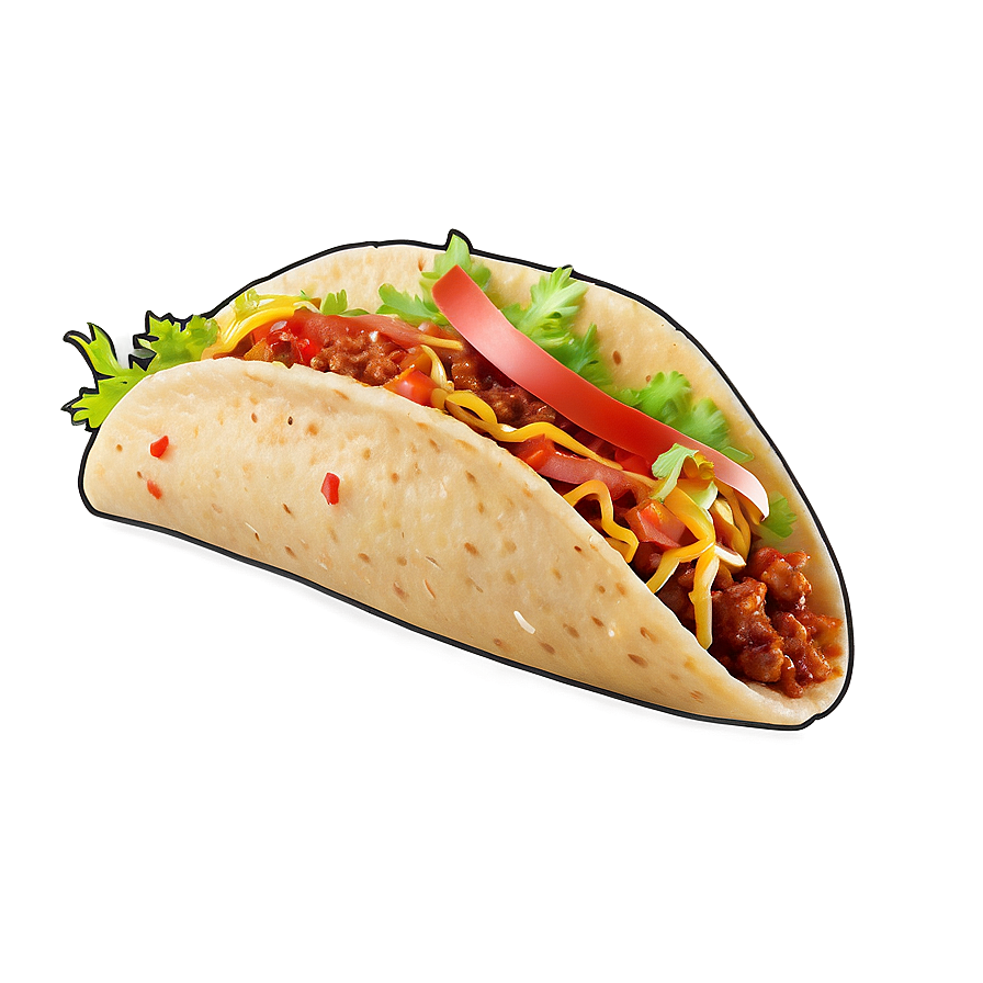 Delicious Taco Png Pry