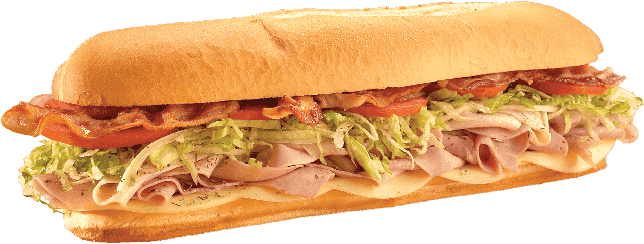 Delicious Turkey Bacon Sub Sandwich.png