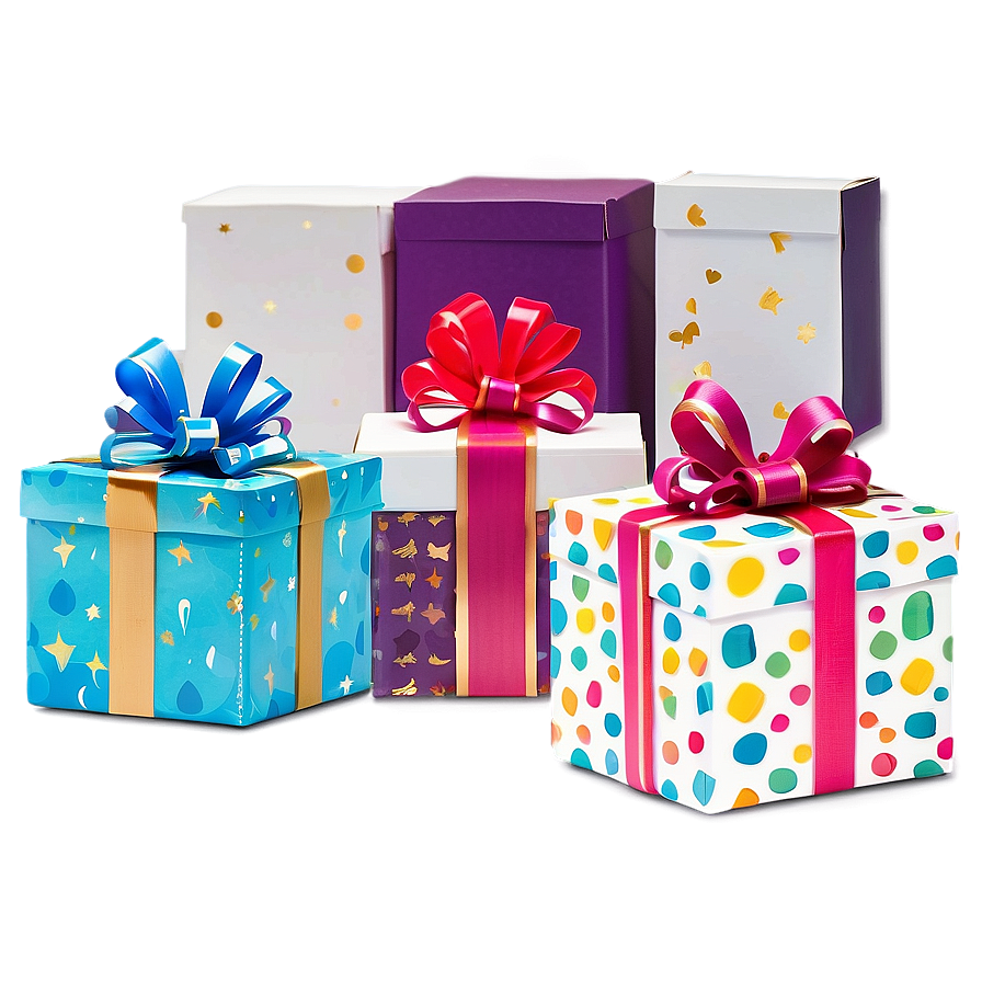 Delightful Celebration Gift Boxes Png Lbg86