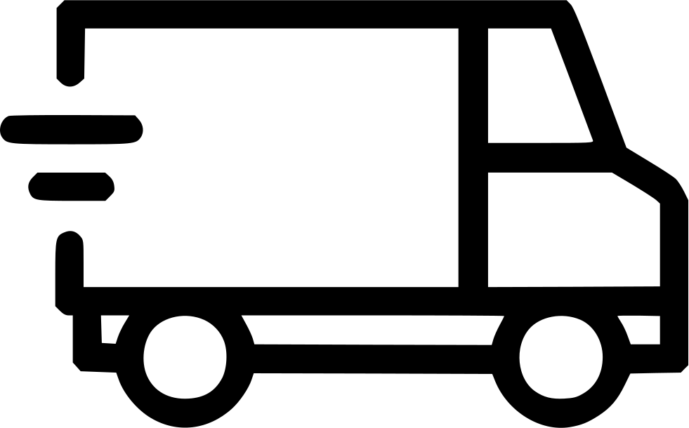 Delivery Truck Outline Graphic