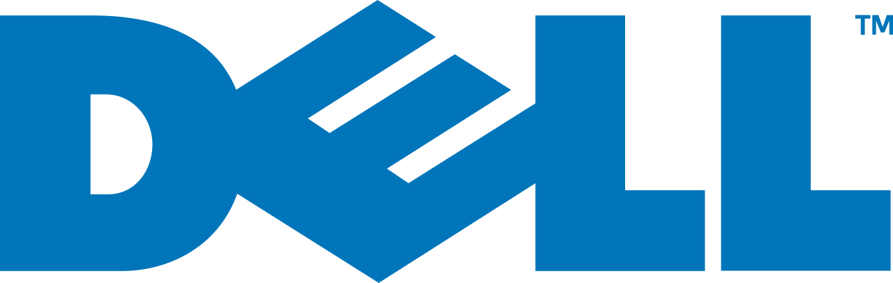 Dell Logo Blue Background