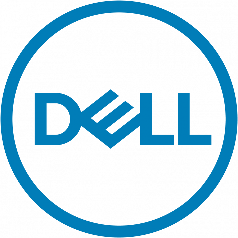 Dell Logo Blue Background