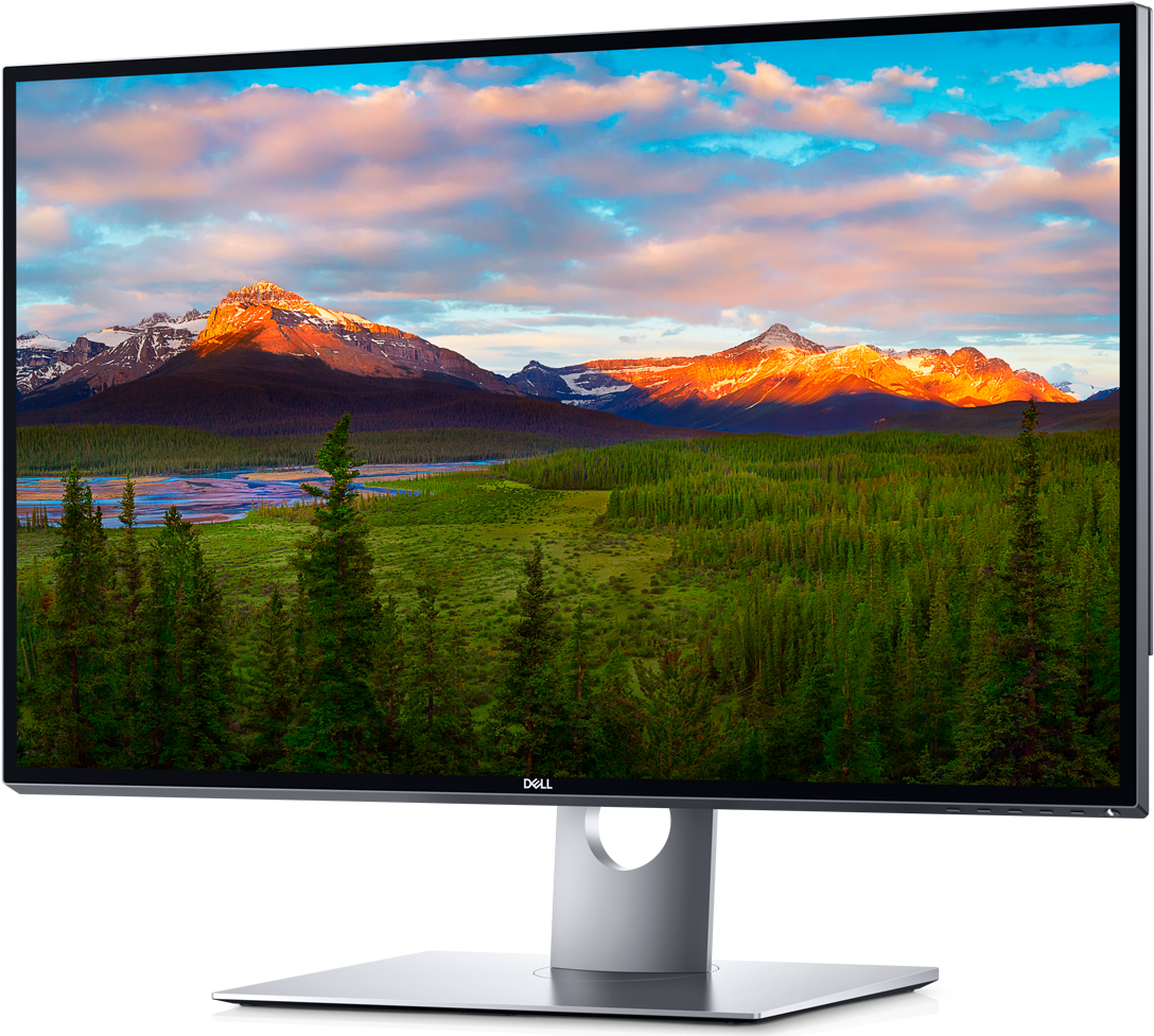 Dell Monitor Mountain Sunset Display