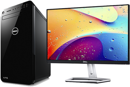 Dell X P S Desktopand Monitor Setup