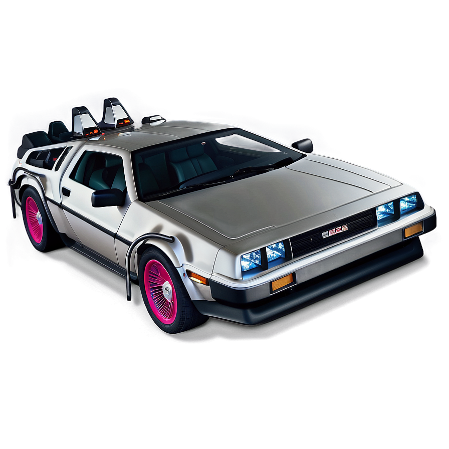 Delorean Digital Artwork Fantasy Png 85