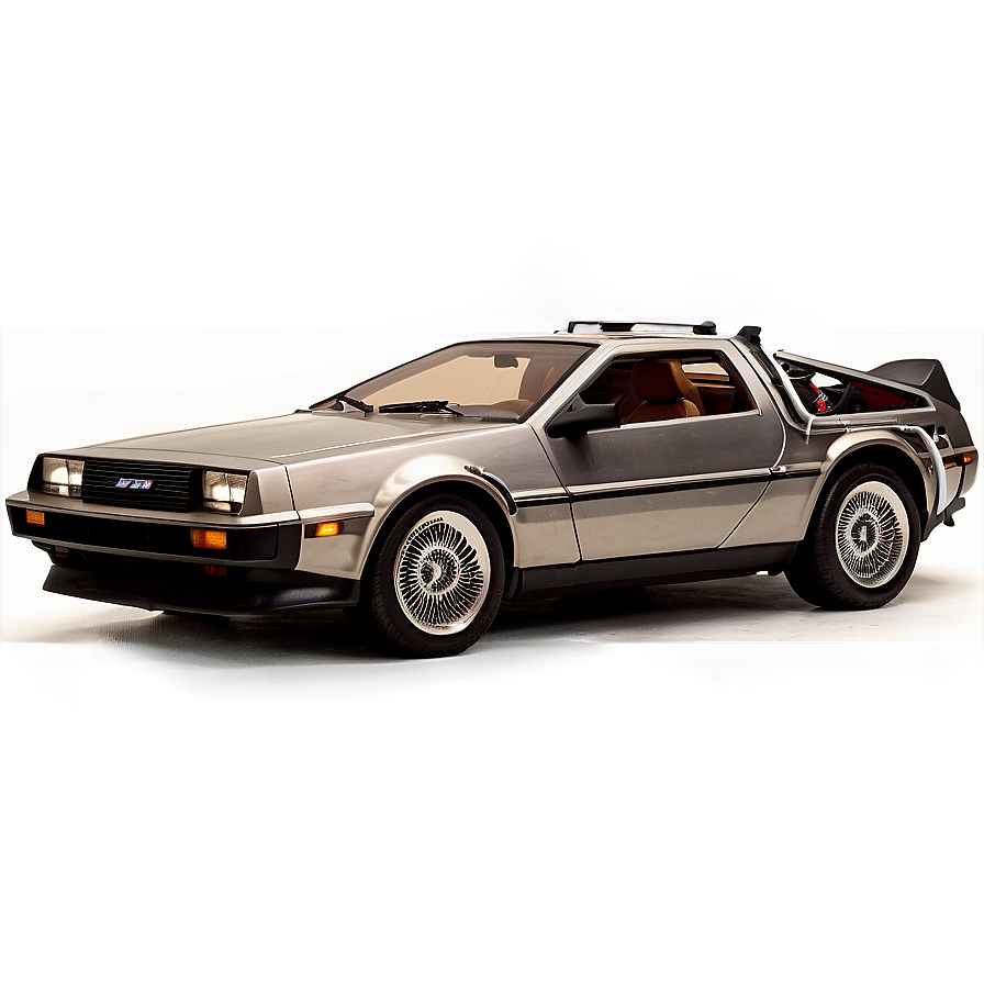 Delorean In Dramatic Sunset Light Png 81