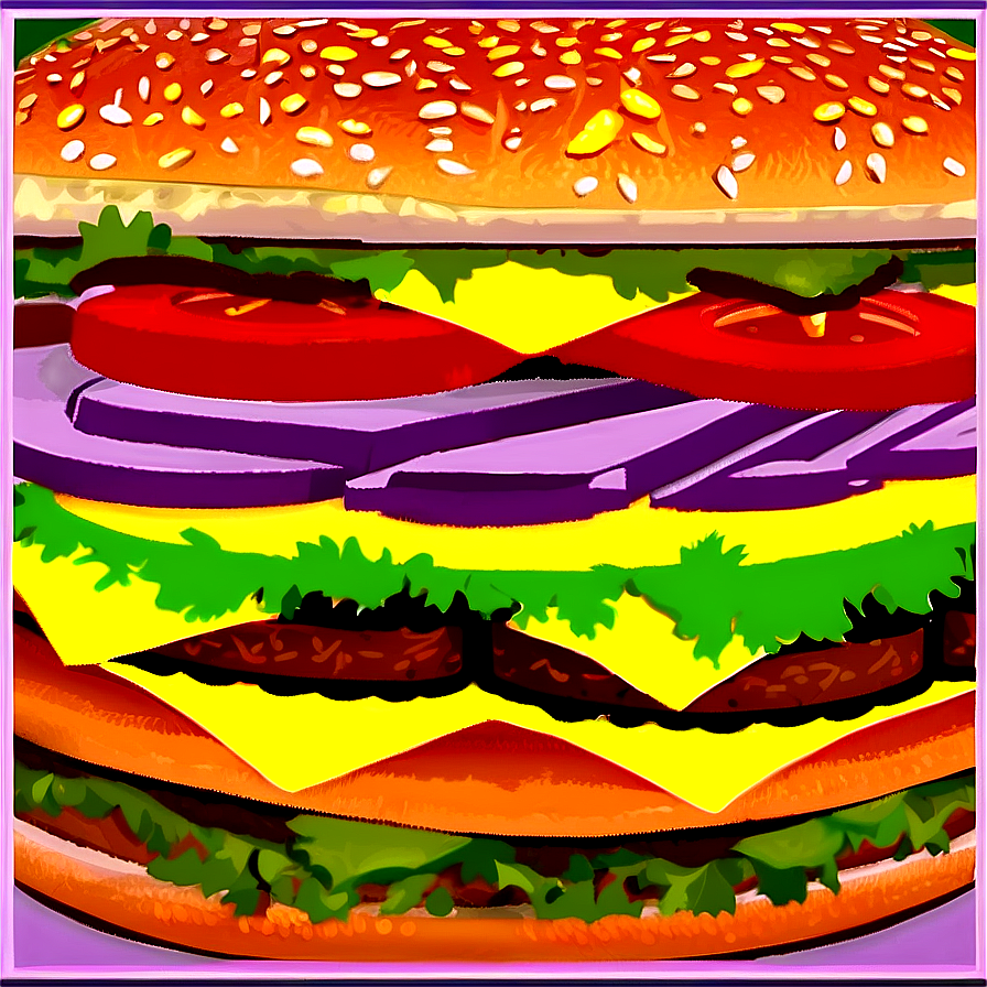 Deluxe Cheeseburger Special Png Dsk