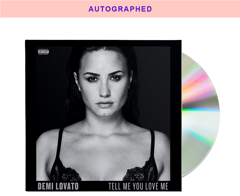 Demi Lovato Tell Me You Love Me Autographed Album