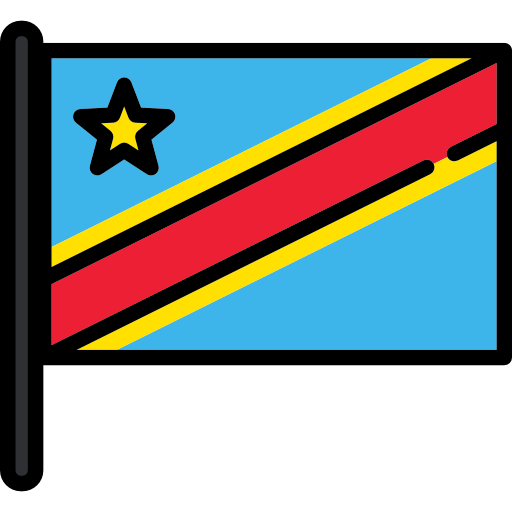Democratic Republicof Congo Flag Illustration