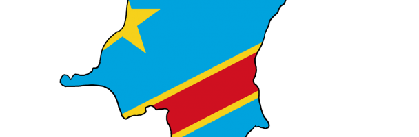 Democratic Republicof Congo Flag Map